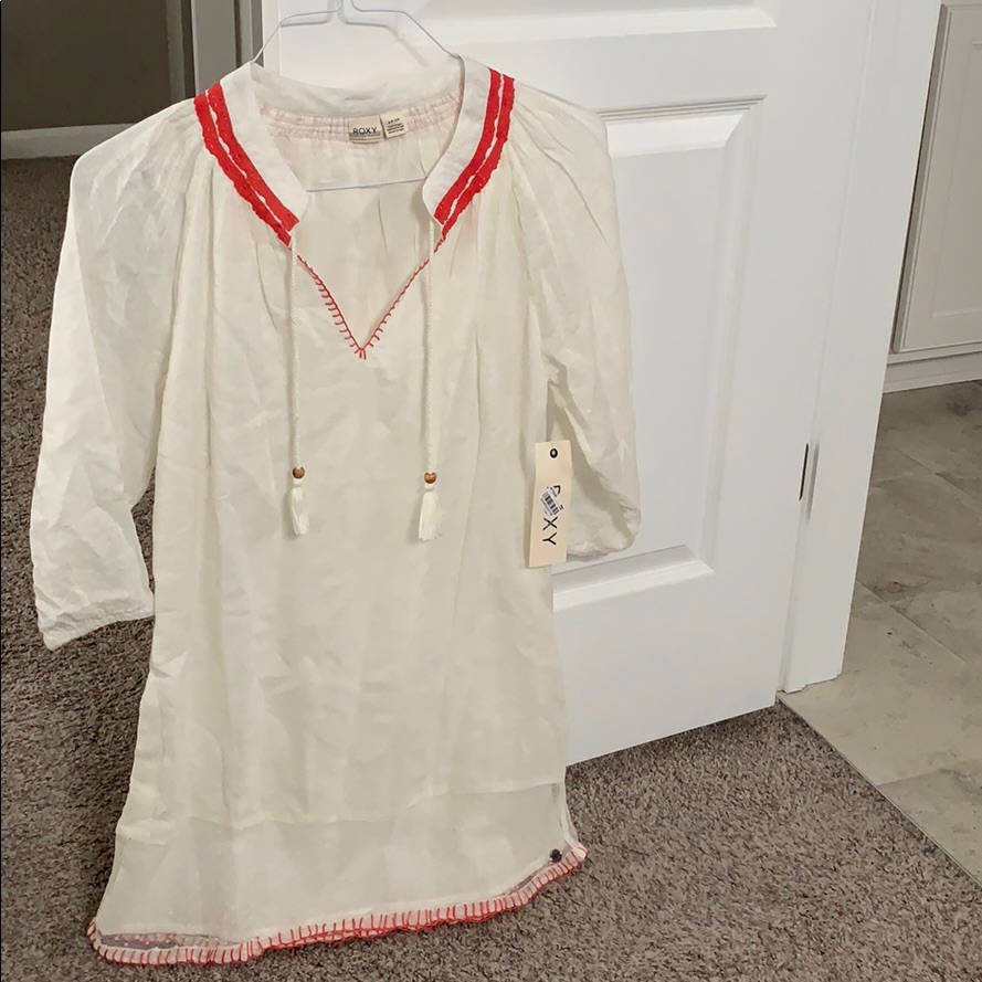 Roxy White Tunic